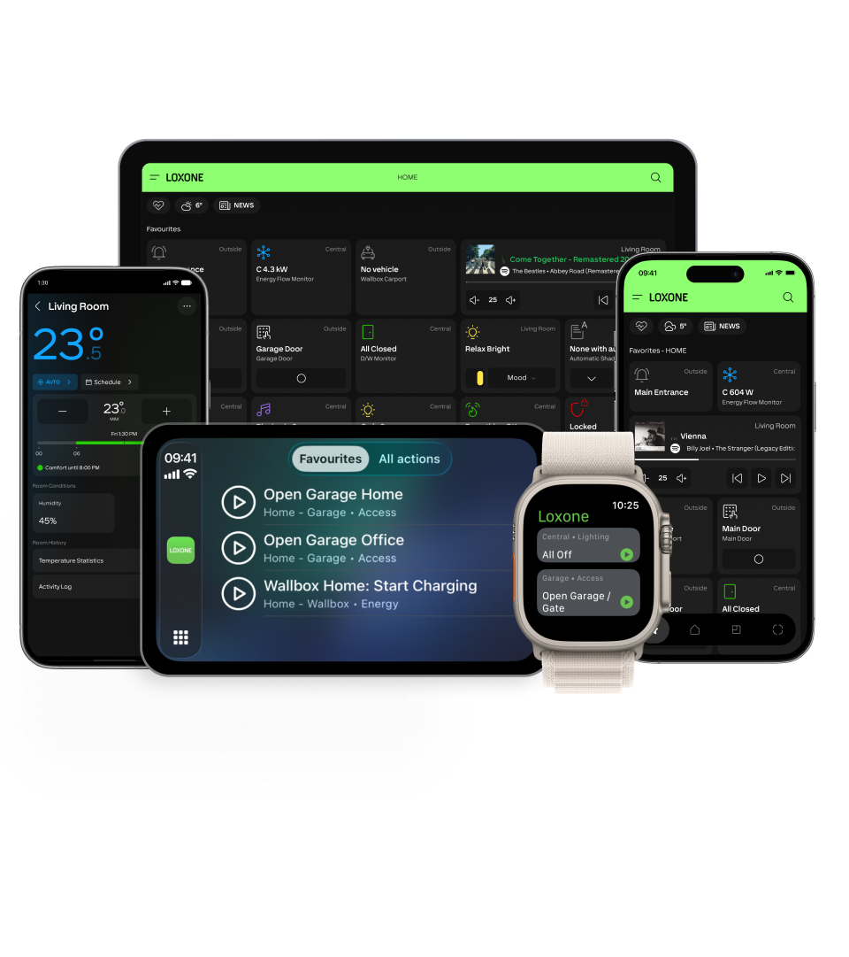 zk greenhome smart home loxone connect